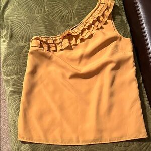 The Limited One-Shoulder Ruffle Top